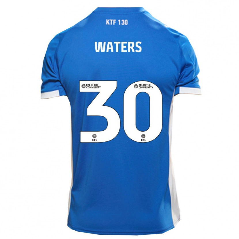 Danxen Bambino Maglia Billy Waters #30 Blu Bianco Kit Gara Home 2025/26 Maglietta
