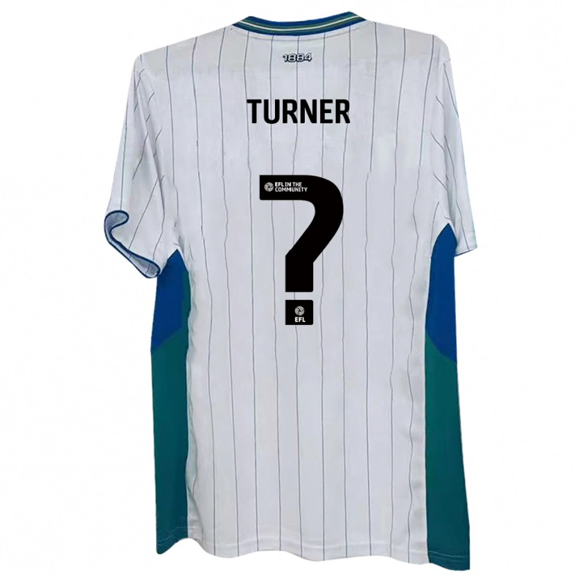 Danxen Bambino Maglia Aaliyah Turner #0 Bianco Verde Blu Kit Gara Home 2025/26 Maglietta