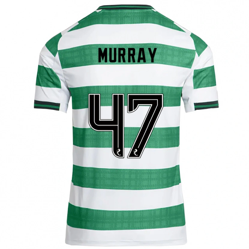 Danxen Bambino Maglia Dane Murray #47 Verde Bianco Kit Gara Home 2025/26 Maglietta
