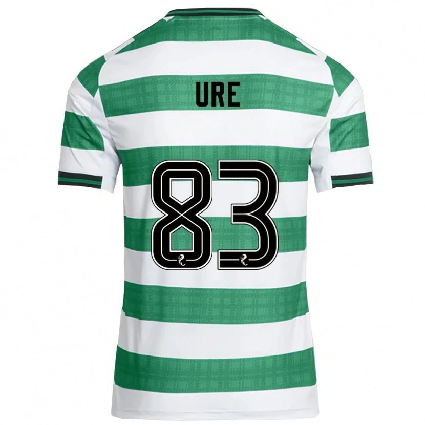 Danxen Bambino Maglia Kyle Ure #83 Verde Bianco Kit Gara Home 2025/26 Maglietta