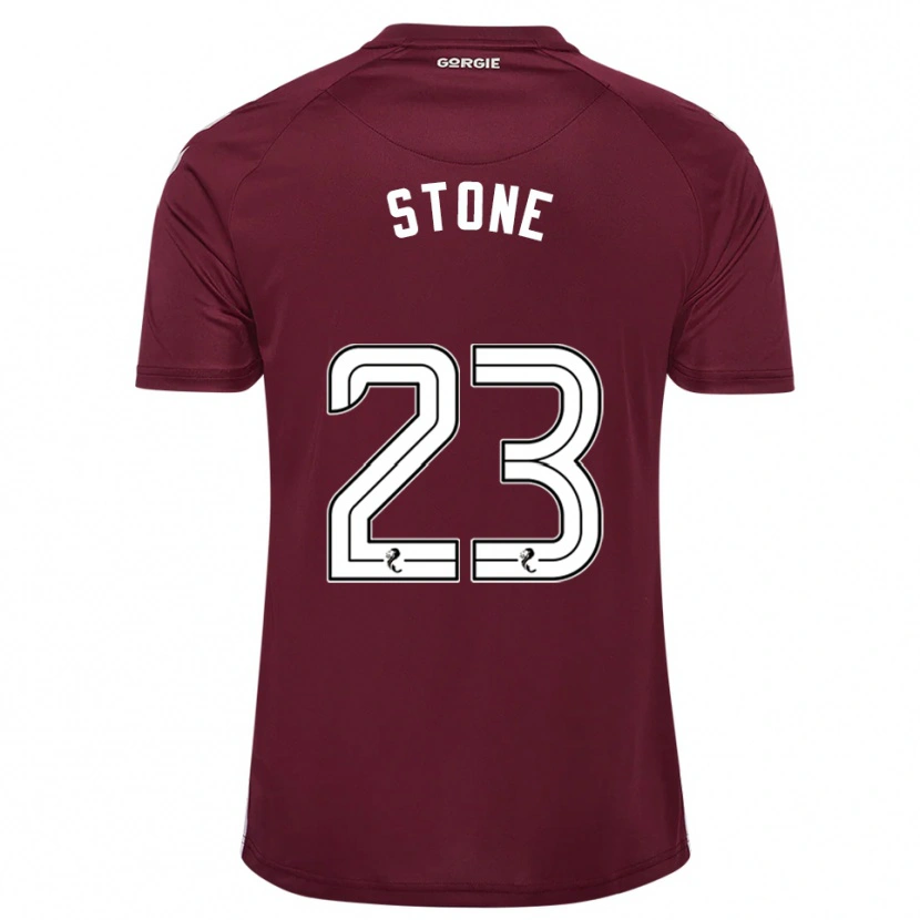 Danxen Bambino Maglia Harry Stone #23 Bordeaux Bianco Kit Gara Home 2025/26 Maglietta