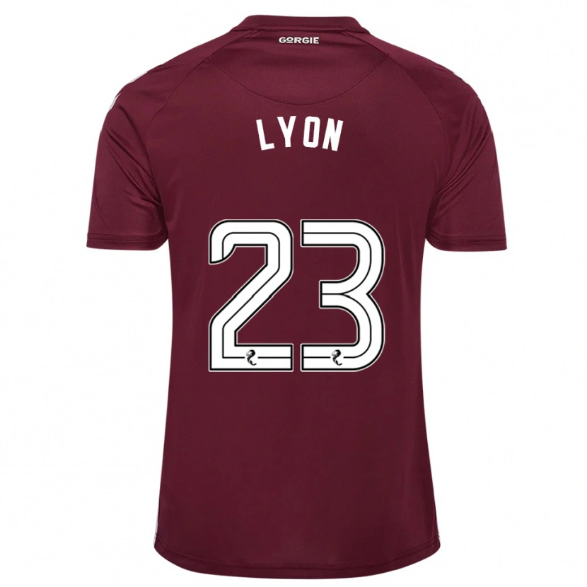 Danxen Bambino Maglia Jack Lyon #23 Bordeaux Bianco Kit Gara Home 2025/26 Maglietta