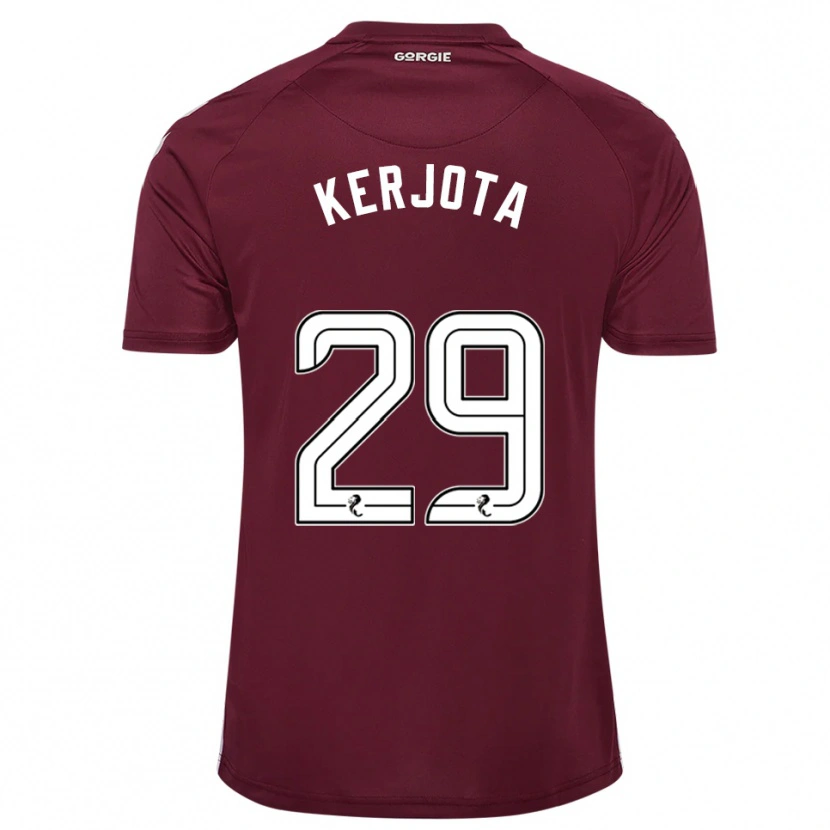 Danxen Bambino Maglia Sabah Kerjota #29 Bordeaux Bianco Kit Gara Home 2025/26 Maglietta
