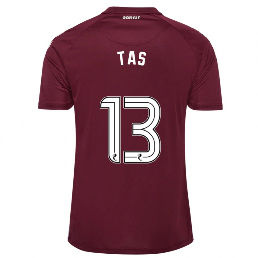 Danxen Bambino Maglia Lyndon Tas #13 Bordeaux Bianco Kit Gara Home 2025/26 Maglietta