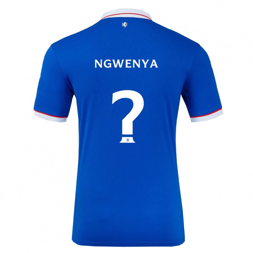Danxen Bambino Maglia Corey Ngwenya #0 Blu Bianco Kit Gara Home 2025/26 Maglietta