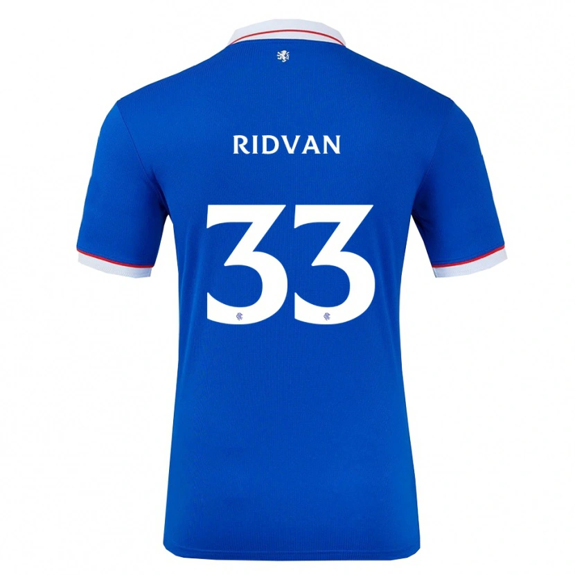 Danxen Bambino Maglia Rıdvan Yılmaz #33 Blu Bianco Kit Gara Home 2025/26 Maglietta