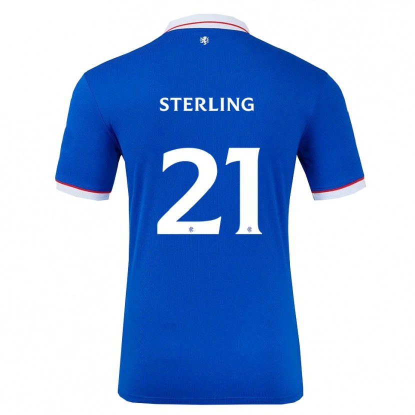 Danxen Bambino Maglia Dujon Sterling #21 Blu Bianco Kit Gara Home 2025/26 Maglietta