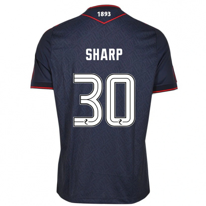 Danxen Bambino Maglia Harry Sharp #30 Blu Navy Bianco Kit Gara Home 2025/26 Maglietta