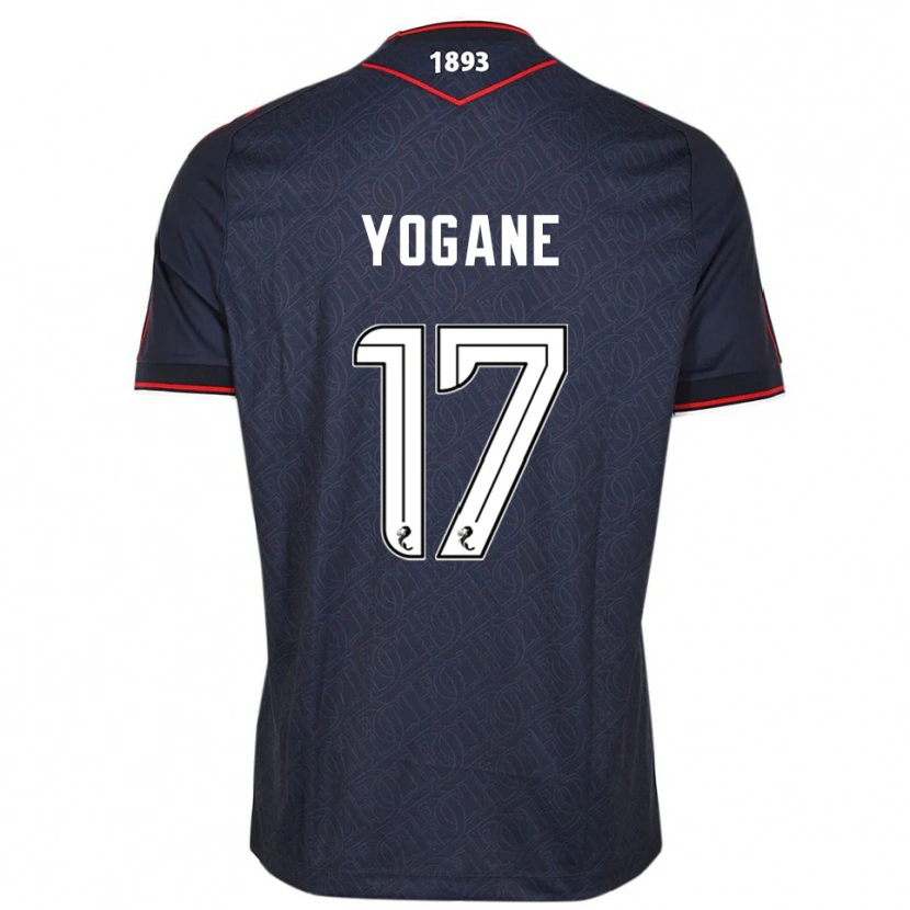 Danxen Bambino Maglia Tony Yogane #17 Blu Navy Bianco Kit Gara Home 2025/26 Maglietta
