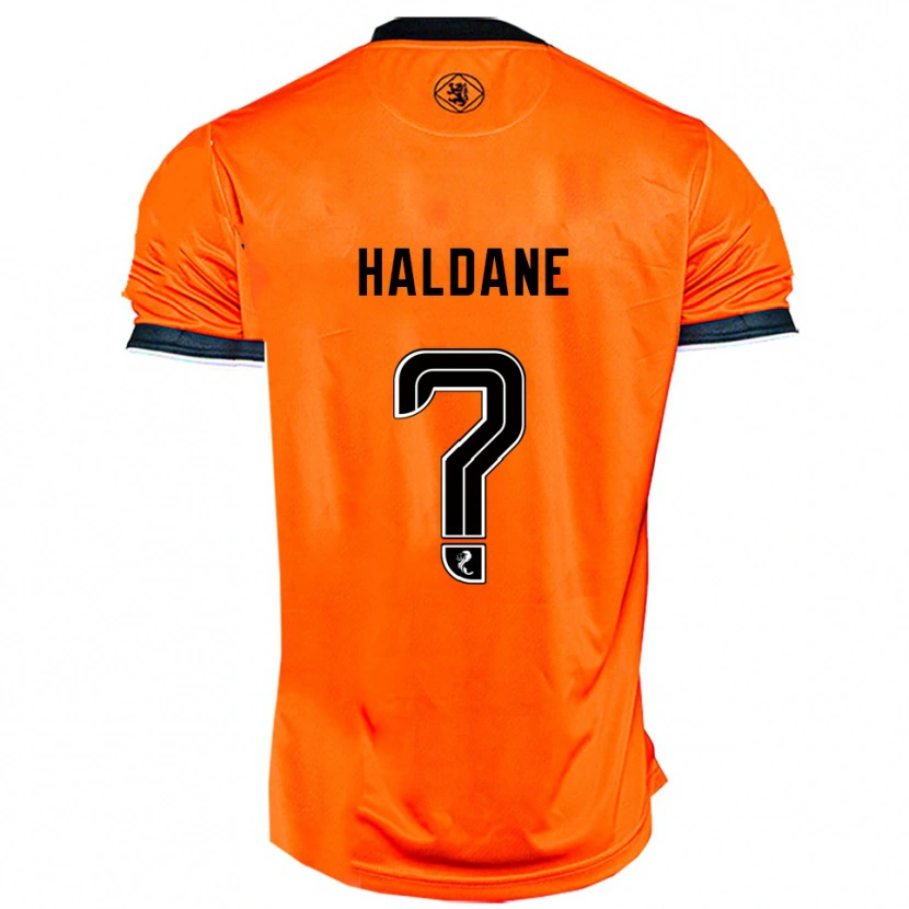 Danxen Bambino Maglia Lewis Haldane #0 Arancione Nero Kit Gara Home 2025/26 Maglietta