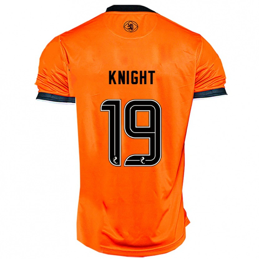 Danxen Bambino Maglia Maya Knight #19 Arancione Nero Kit Gara Home 2025/26 Maglietta