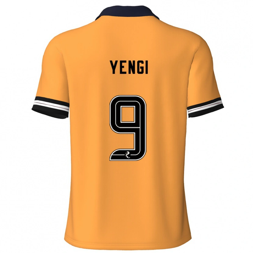 Danxen Bambino Maglia Tete Yengi #9 Giallo Nero Kit Gara Home 2025/26 Maglietta