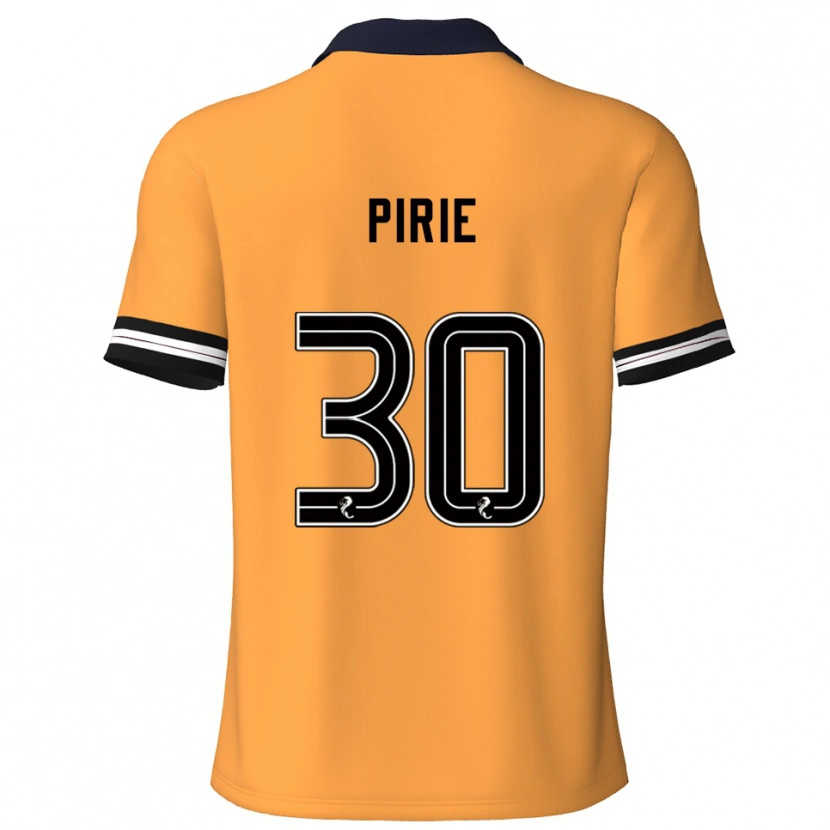 Danxen Bambino Maglia Rachel Pirie #30 Giallo Nero Kit Gara Home 2025/26 Maglietta