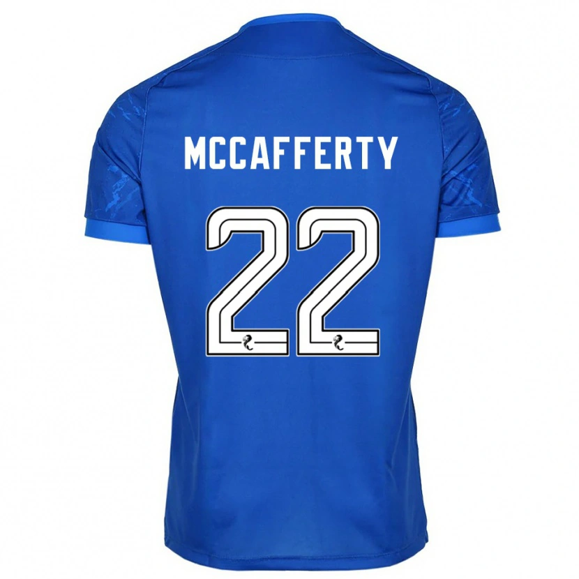 Danxen Bambino Maglia Eirinn Mccafferty #22 Blu Bianco Kit Gara Home 2025/26 Maglietta