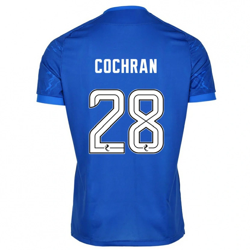 Danxen Bambino Maglia Bobby Cochran #28 Blu Bianco Kit Gara Home 2025/26 Maglietta