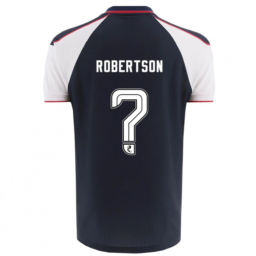 Danxen Bambino Maglia Erin Robertson #0 Blu Navy Bianco Kit Gara Home 2025/26 Maglietta