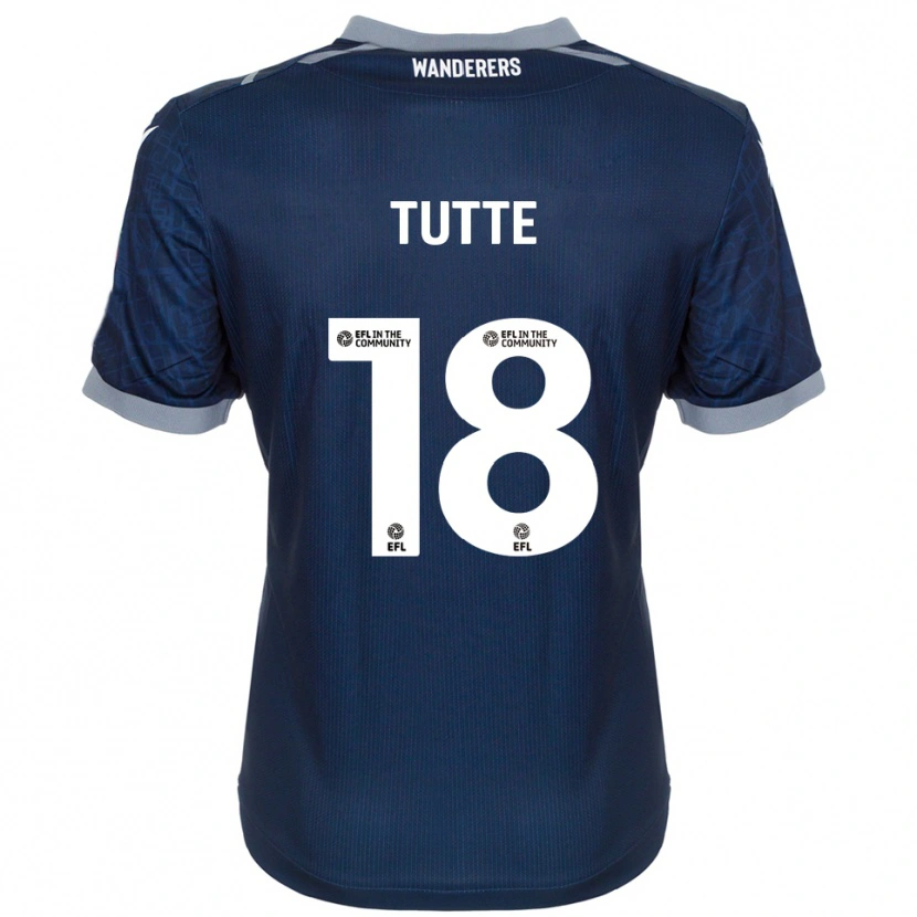 Danxen Bambino Maglia Andrew Tutte #18 Blu Navy Grigio Kit Gara Away 2025/26 Maglietta