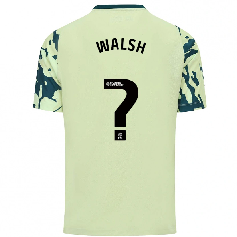 Danxen Bambino Maglia Oliver Walsh #0 Verde Scuro Kit Gara Away 2025/26 Maglietta