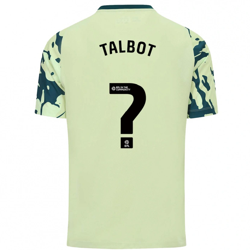 Danxen Bambino Maglia Lennon Talbot #0 Verde Scuro Kit Gara Away 2025/26 Maglietta