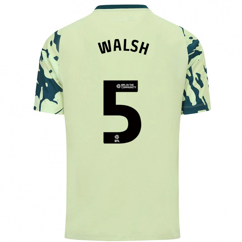 Danxen Bambino Maglia Siobhan Walsh #5 Verde Scuro Kit Gara Away 2025/26 Maglietta