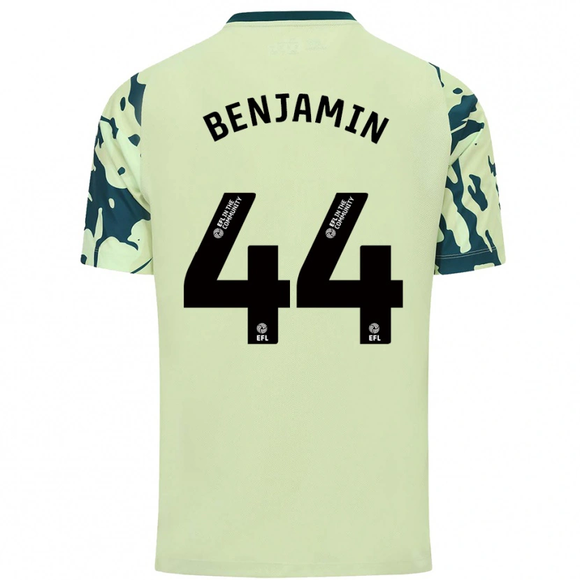 Danxen Bambino Maglia Xavier Benjamin #44 Verde Scuro Kit Gara Away 2025/26 Maglietta