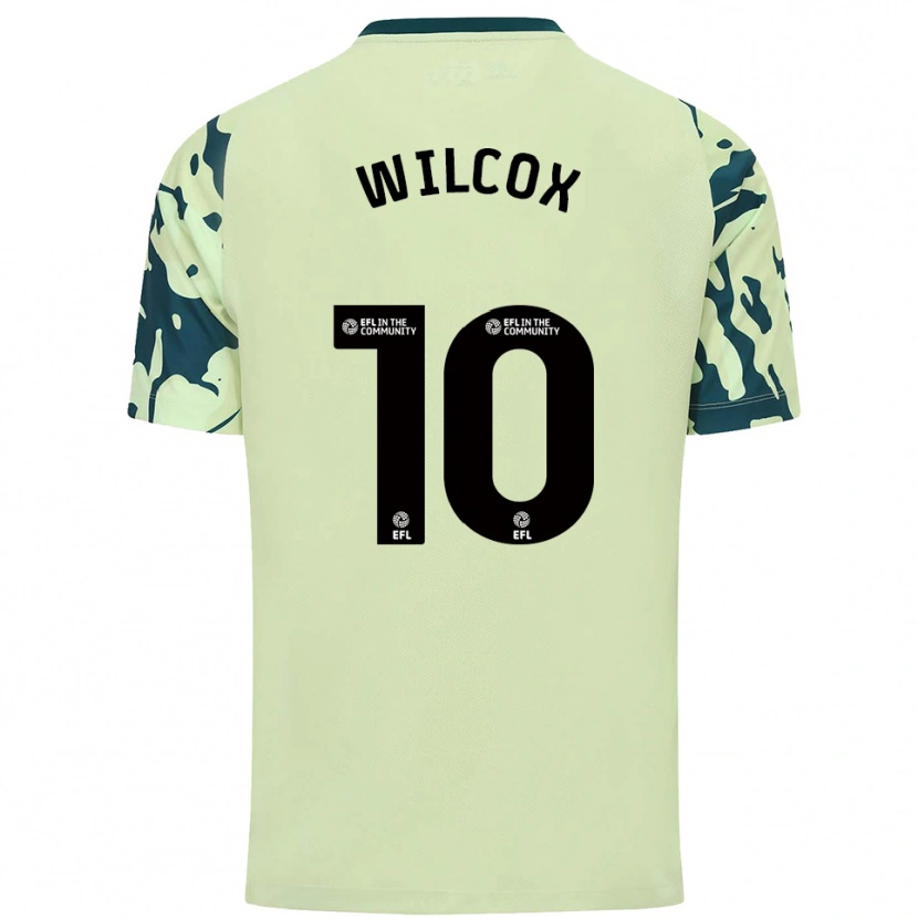 Danxen Bambino Maglia Danielle Wilcox #10 Verde Scuro Kit Gara Away 2025/26 Maglietta
