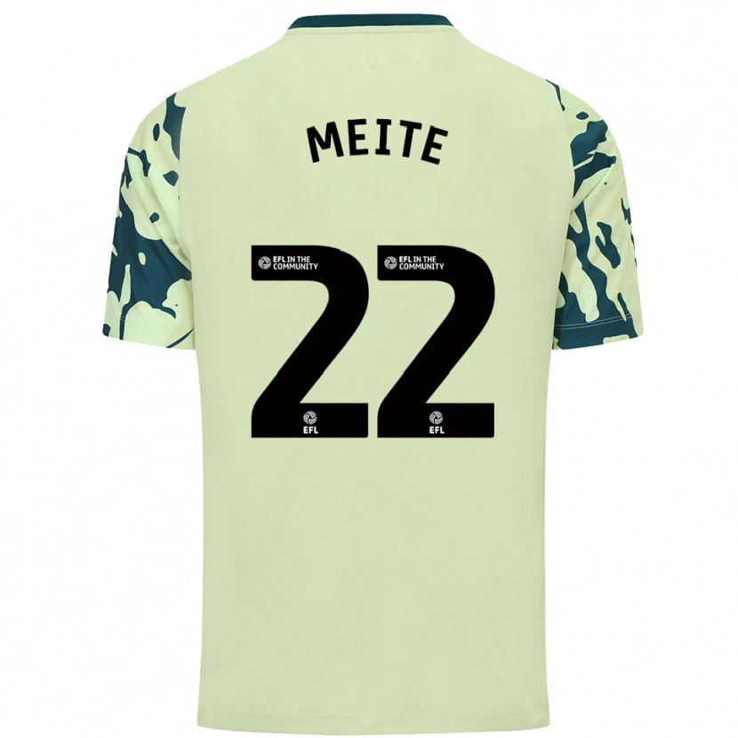 Danxen Bambino Maglia Yakou Méïté #22 Verde Scuro Kit Gara Away 2025/26 Maglietta