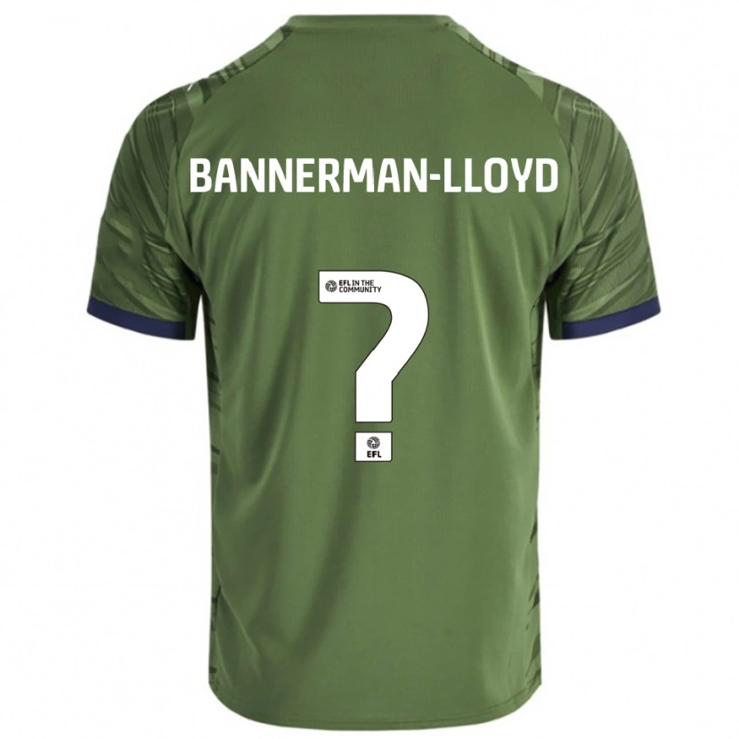 Danxen Bambino Maglia Macey Bannerman-Lloyd #0 Verde Bianco Kit Gara Away 2025/26 Maglietta