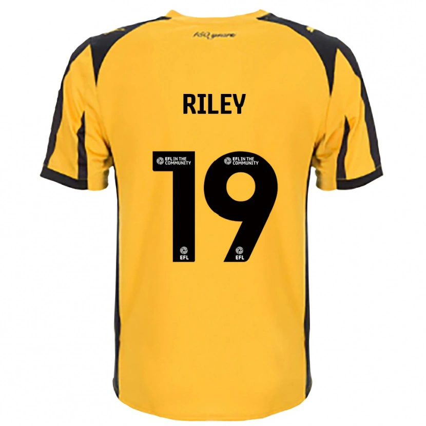 Danxen Bambino Maglia Keeley Riley #19 Arancione Nero Kit Gara Away 2025/26 Maglietta