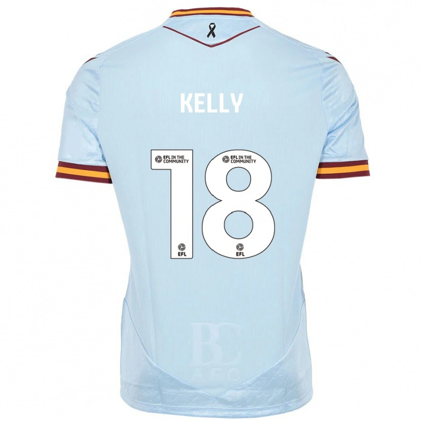 Danxen Bambino Maglia Ciaran Kelly #18 Azzurro Kit Gara Away 2025/26 Maglietta