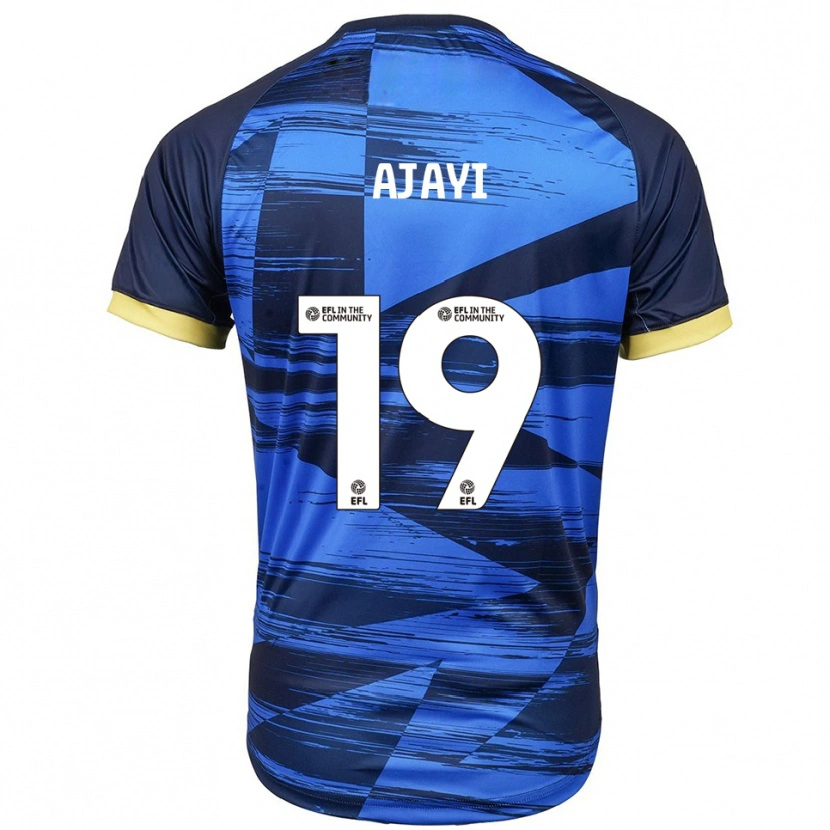 Danxen Bambino Maglia Damola Ajayi #19 Blu Navy Kit Gara Away 2025/26 Maglietta