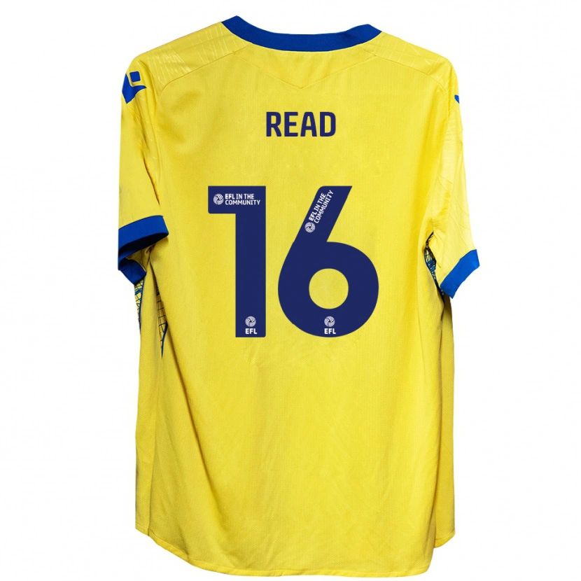 Danxen Bambino Maglia Arthur Read #16 Giallo Blu Kit Gara Away 2025/26 Maglietta