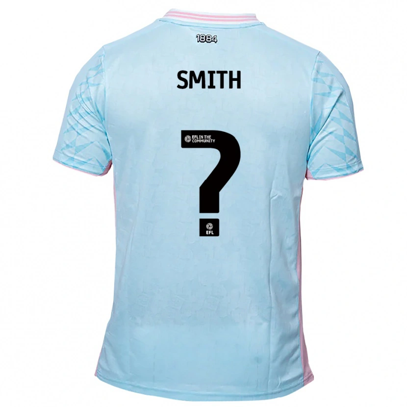 Danxen Bambino Maglia Lindsey Smith #0 Azzurro Rosa Kit Gara Away 2025/26 Maglietta