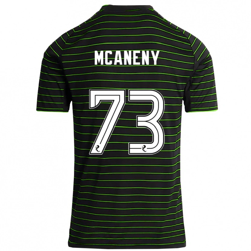 Danxen Bambino Maglia Maria Mcaneny #73 Nero Verde Kit Gara Away 2025/26 Maglietta