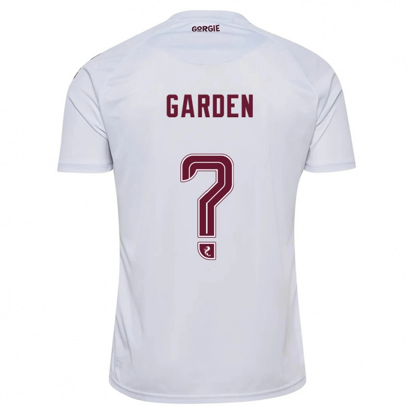 Danxen Bambino Maglia Luka Garden #0 Bianco Bordeaux Kit Gara Away 2025/26 Maglietta