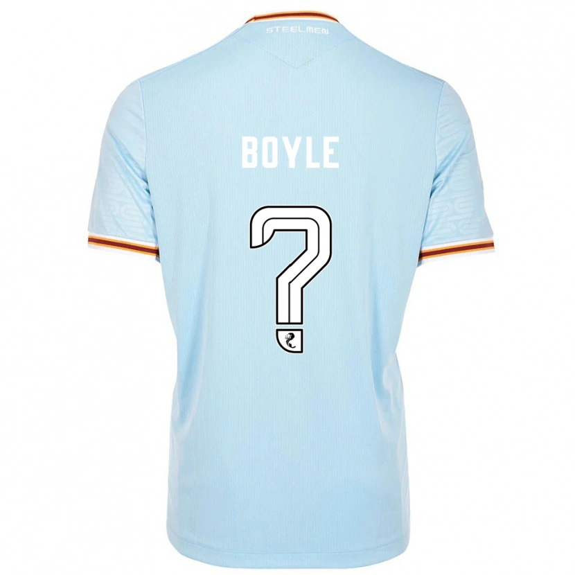 Danxen Bambino Maglia Callum Boyle #0 Azzurro Kit Gara Away 2025/26 Maglietta