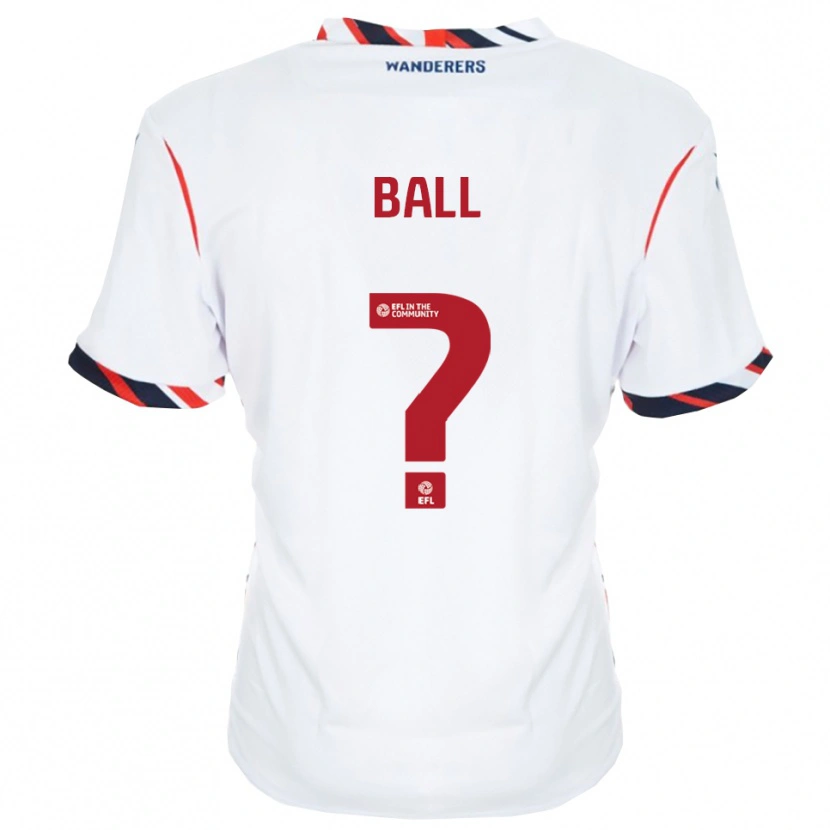 Danxen Uomo Maglia Olivia Ball #0 Bianco Rosso Kit Gara Home 2025/26 Maglietta