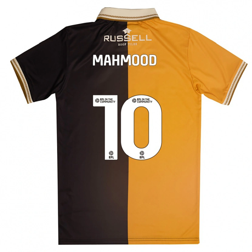 Danxen Uomo Maglia Hajrah Mahmood #10 Giallo Nero Kit Gara Home 2025/26 Maglietta