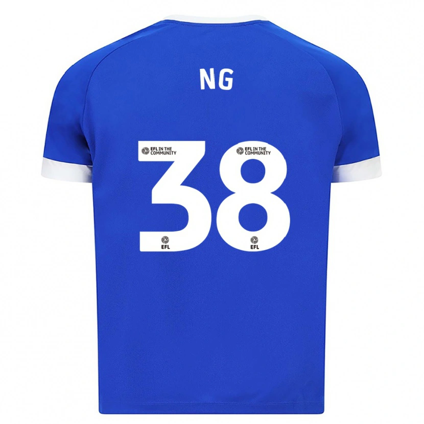 Danxen Uomo Maglia Perry Ng #38 Blu Bianco Kit Gara Home 2025/26 Maglietta