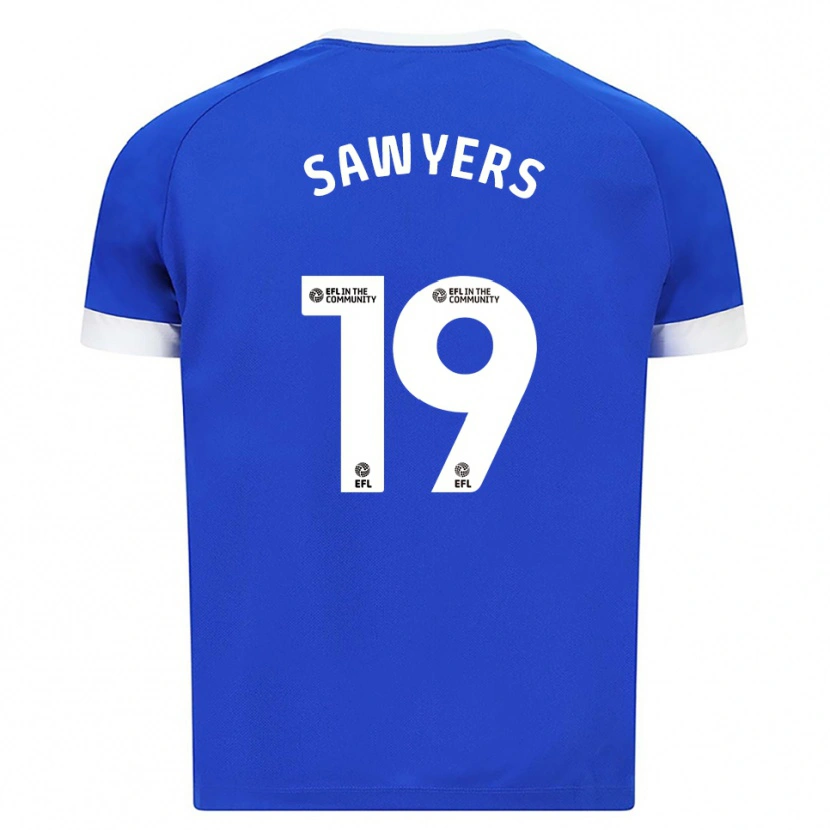 Danxen Uomo Maglia Romaine Sawyers #19 Blu Bianco Kit Gara Home 2025/26 Maglietta
