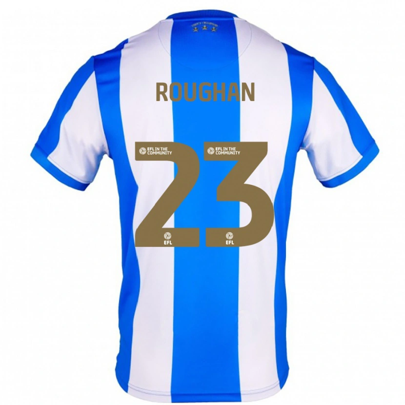 Danxen Uomo Maglia Sean Roughan #23 Blu Bianco Kit Gara Home 2025/26 Maglietta