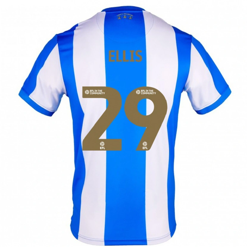 Danxen Uomo Maglia Molly Ellis #29 Blu Bianco Kit Gara Home 2025/26 Maglietta