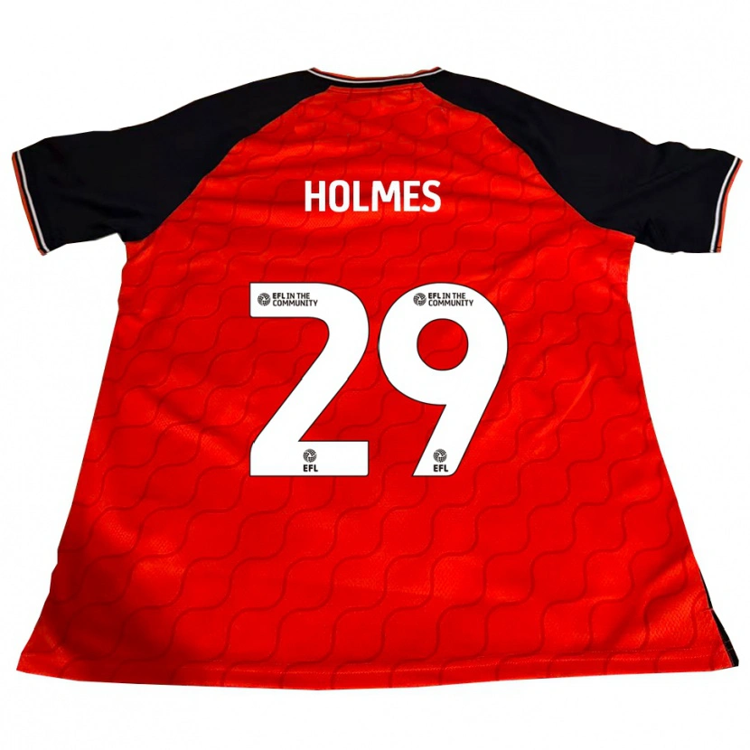Danxen Uomo Maglia Tom Holmes #29 Arancione Nero Bianco Kit Gara Home 2025/26 Maglietta