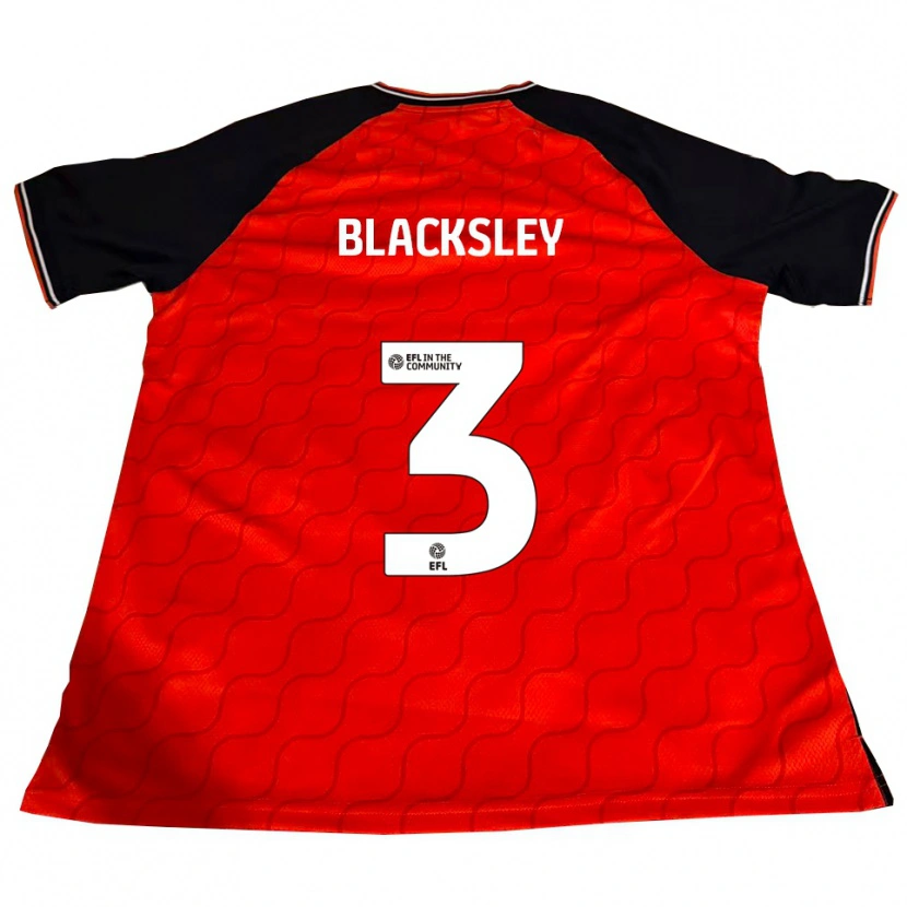 Danxen Uomo Maglia Tanya Blacksley #3 Arancione Nero Bianco Kit Gara Home 2025/26 Maglietta