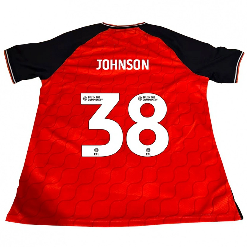 Danxen Uomo Maglia Joe Johnson #38 Arancione Nero Bianco Kit Gara Home 2025/26 Maglietta