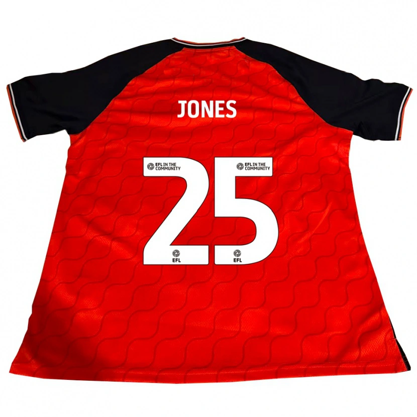 Danxen Uomo Maglia Isaiah Jones #25 Arancione Nero Bianco Kit Gara Home 2025/26 Maglietta