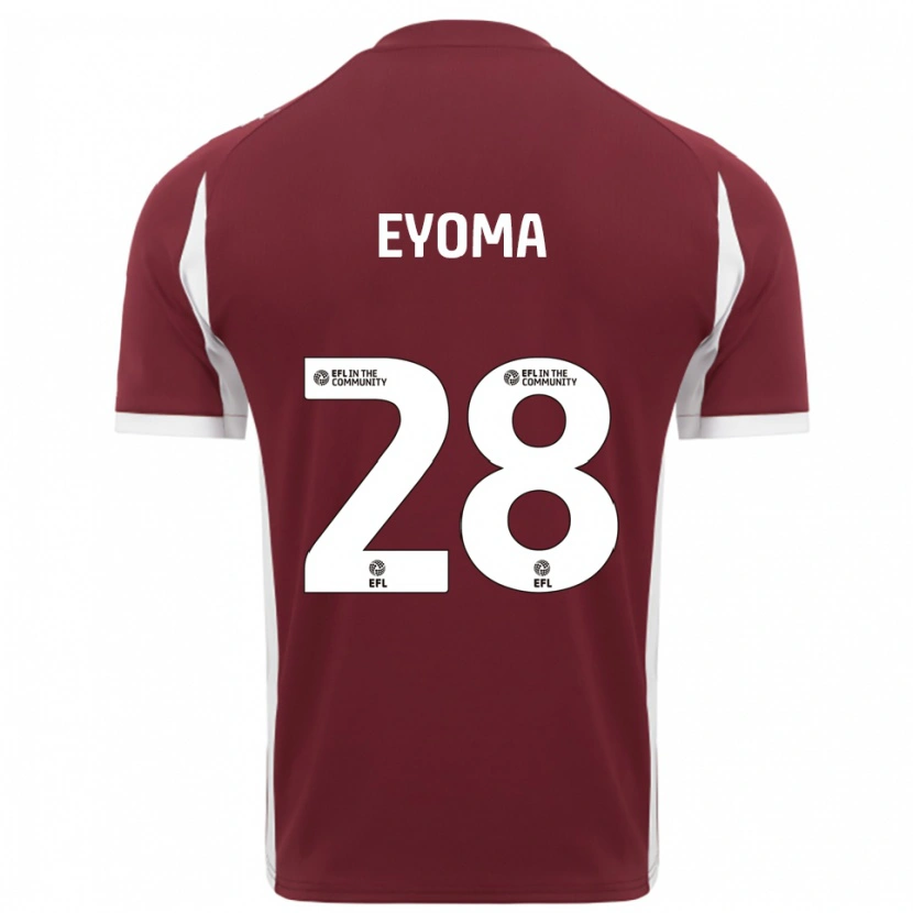 Danxen Uomo Maglia Timothy Eyoma #28 Bordeaux Bianco Kit Gara Home 2025/26 Maglietta