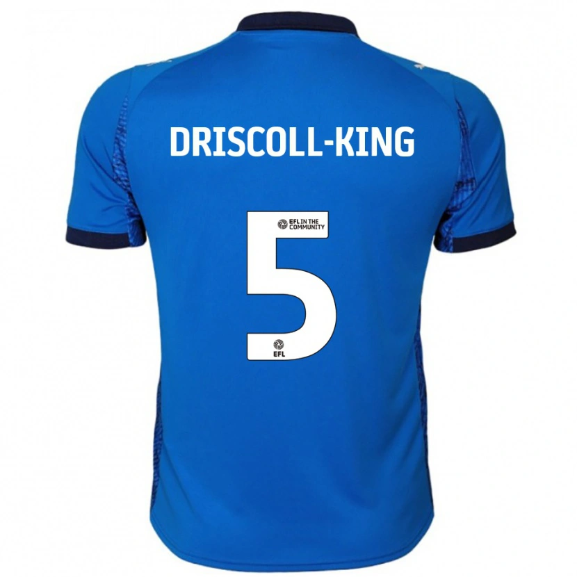 Danxen Uomo Maglia Evie Driscoll-King #5 Blu Bianco Kit Gara Home 2025/26 Maglietta