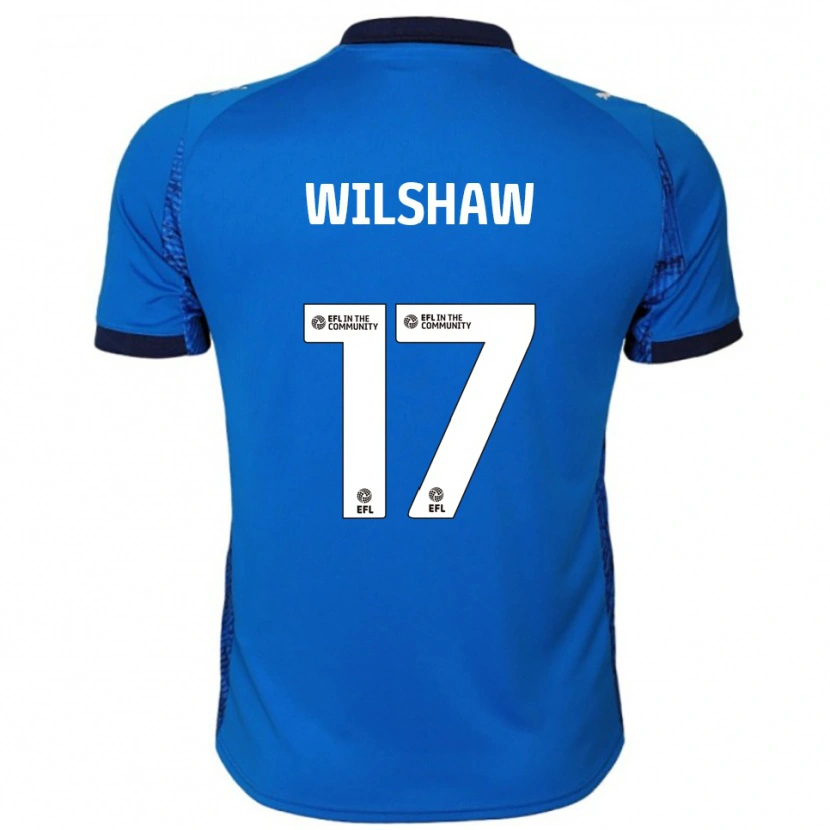 Danxen Uomo Maglia Lauren Wilshaw #17 Blu Bianco Kit Gara Home 2025/26 Maglietta