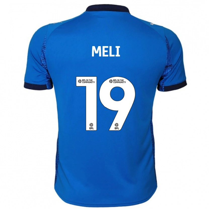 Danxen Uomo Maglia Emily Meli #19 Blu Bianco Kit Gara Home 2025/26 Maglietta